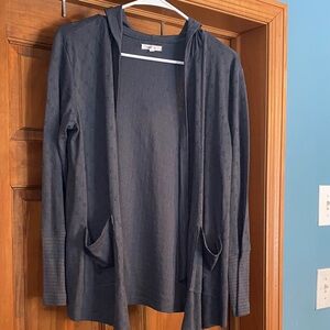 Maurices Gray Hooded Cardigan